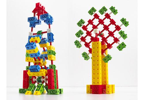 brick classroom construction set