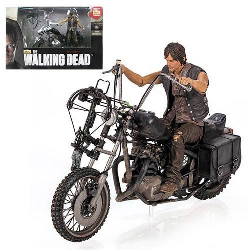 Daryl Dixon Deluxe Set With Motorcycle Walking Dead Highway Thirty One