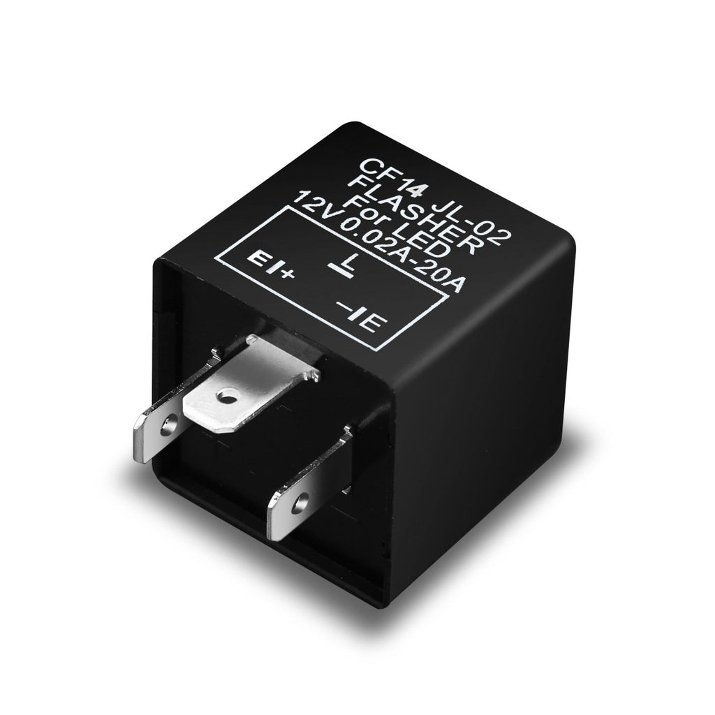 CF14 3 Pin Adjust 12V LED Flasher Relay Car Turn Signal Indicator Blinker Lig LD 