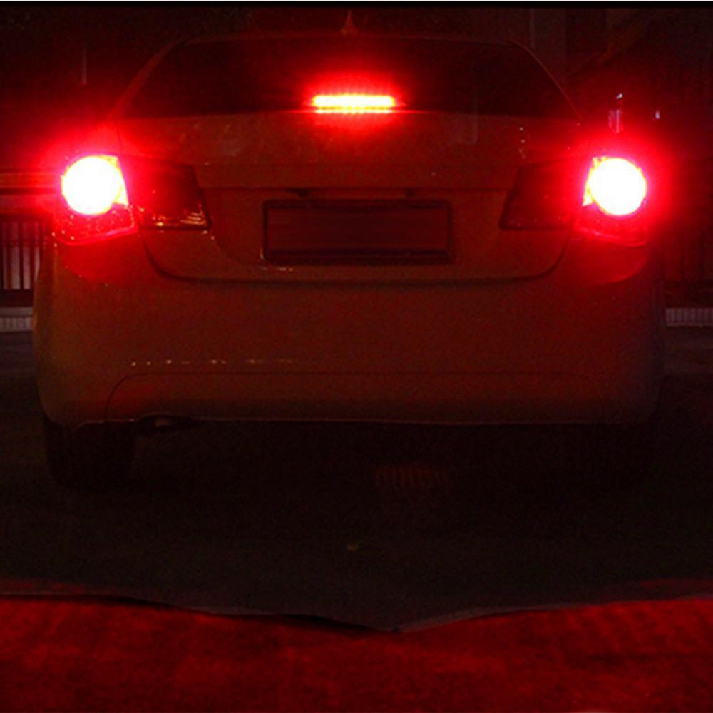 3157 3156 T25 Red LED Strobe Flashing Tail Brake Stop Parking Bulbs Light 3000K