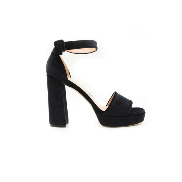 BNIB MO HELMI RRP £325 Designer Italian Leather Heels Black White Shoes Sandals 