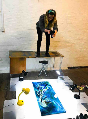 Working as an Independent Artist - Liverpool Resin Artist Kate Chesters