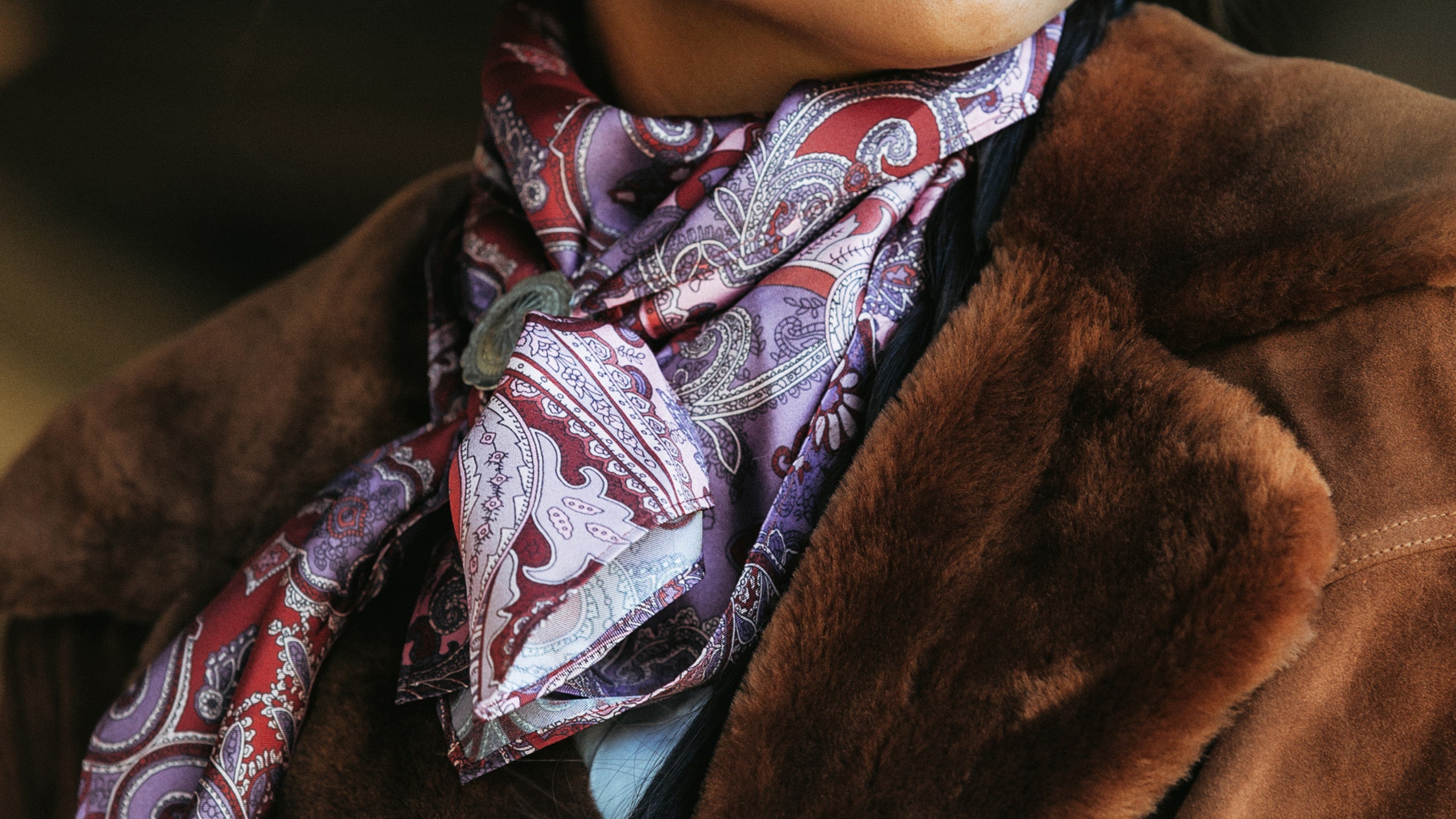 1105 Grey Black Twill Print Wild Rag Cowboy Buckaroo Silk Scarf – Natural  Equine Connection