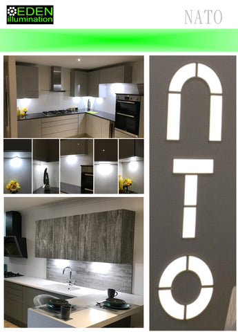 NATO Mini Panel Lights - Kitchen Lights from Eden illumination