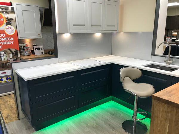 MKM Glasgow Kitchen Showroom - Kitchen Lighting by Eden illumination - Kitchen 1.3