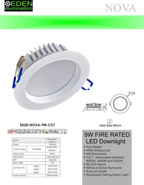 Nova CCT Down Light