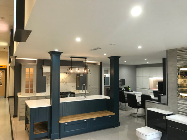 MKM Glasgow Kitchen Showroom - Kitchen Lighting by Eden illumination - Kitchen 1