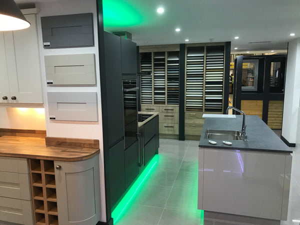 MKM Glasgow Kitchen Showroom - Kitchen Lighting by Eden illumination - Kitchen 4