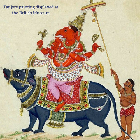 Tanjore painting of Ganesha British museum