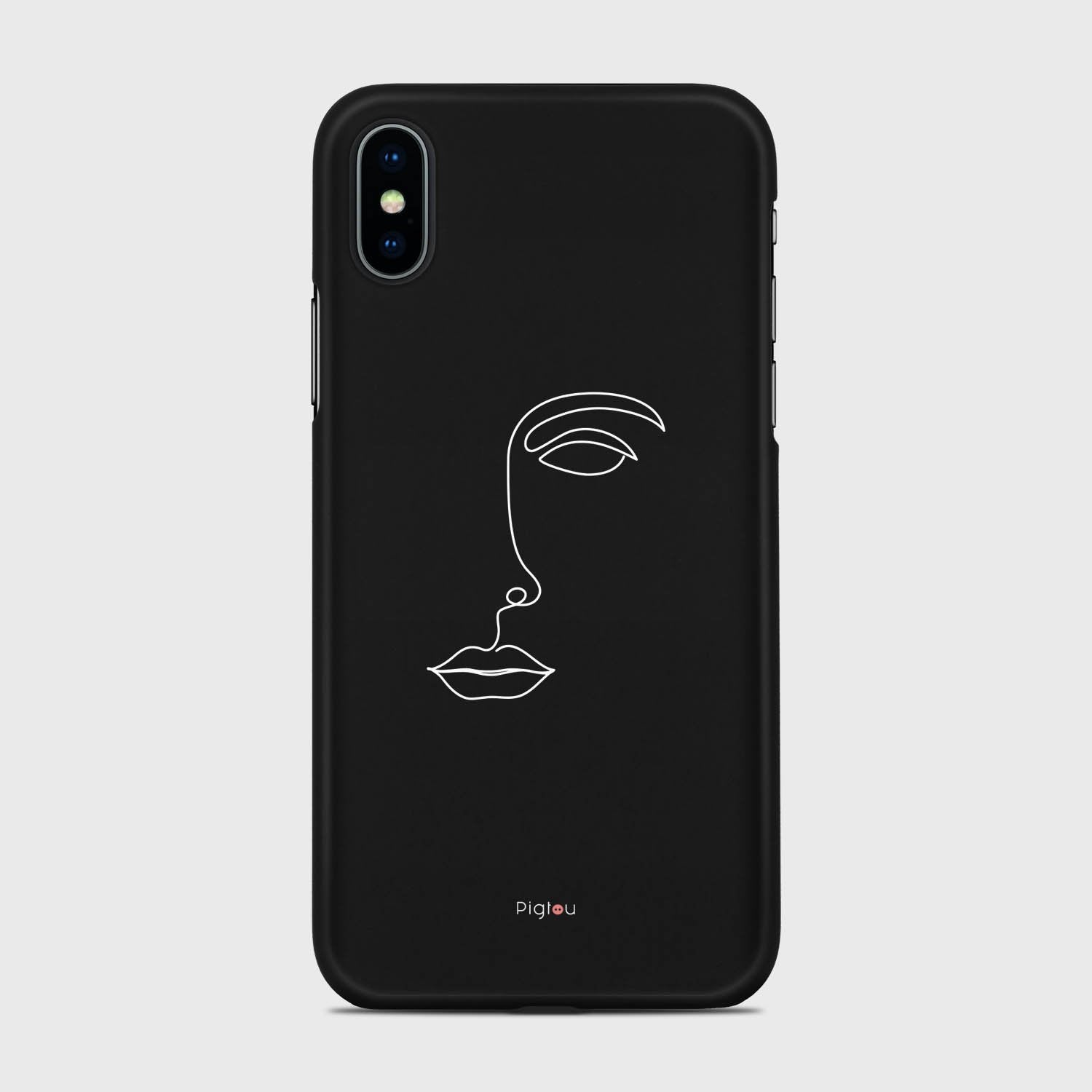 Silhouette De Visage Coque Iphone 12 Max