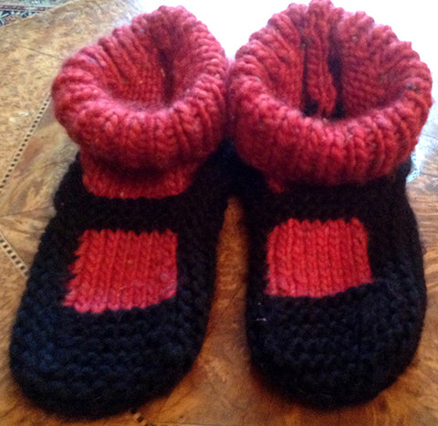 Verity's slippers with Joe's Toes soles
