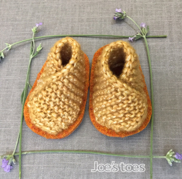 gold sparkle slippers
