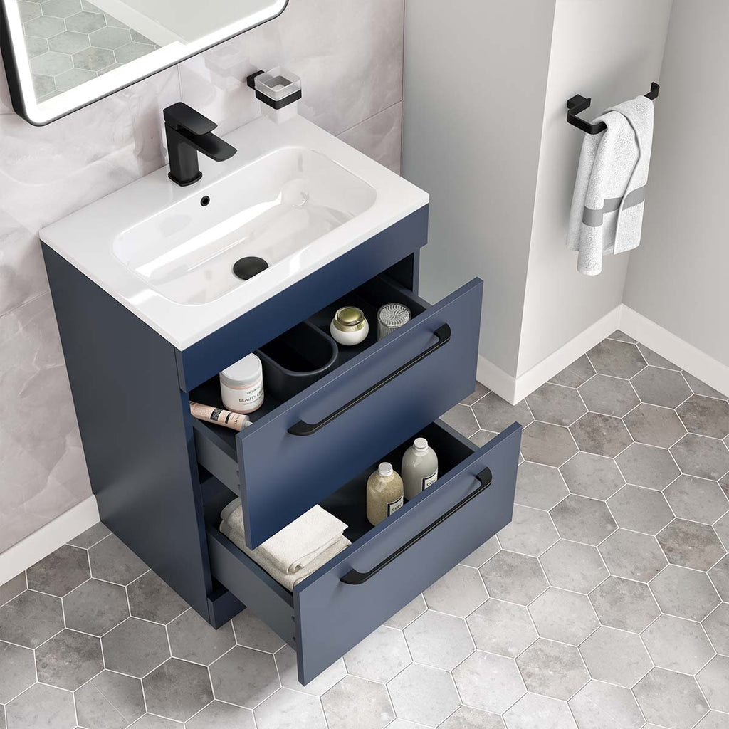 deep bathroom sink unit