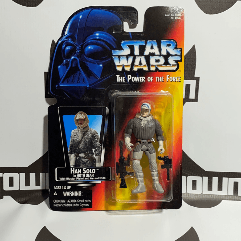 Hasbro Star Wars Power Of The Force Han Solo In Hoth Gear Action Figure for sale online 
