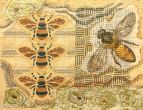 Bee Mixed Media Textile Arts, Sproule Studios
