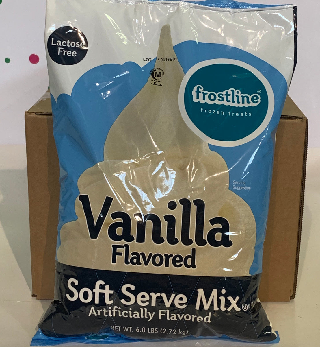 Frostline Vanilla Soft Serve Ice Cream Mix 6 Lbs Bag Case 6 X 6 Fun Foods Canada 