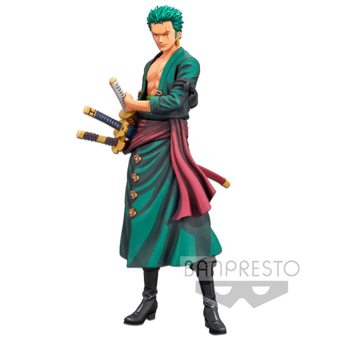 Banpresto One Piece Grandista Roronoa Zoro Manga Dimensions Figure 2 Figureone