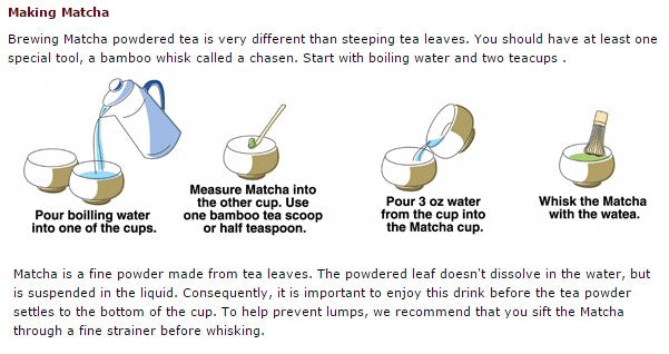 how to make matcha from Culinary teas
