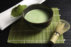 Matcha tea in a bowl