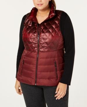 calvin klein performance quilted down vest