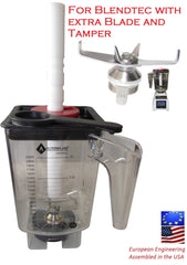 Aftermarket replacement blender container for Blendtec