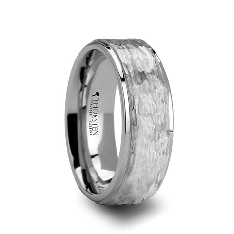 WINSTON_Hammered_Finish_White_Tungsten_Ring_-_8mm-1_780d5be5-f6f9-4655 ...