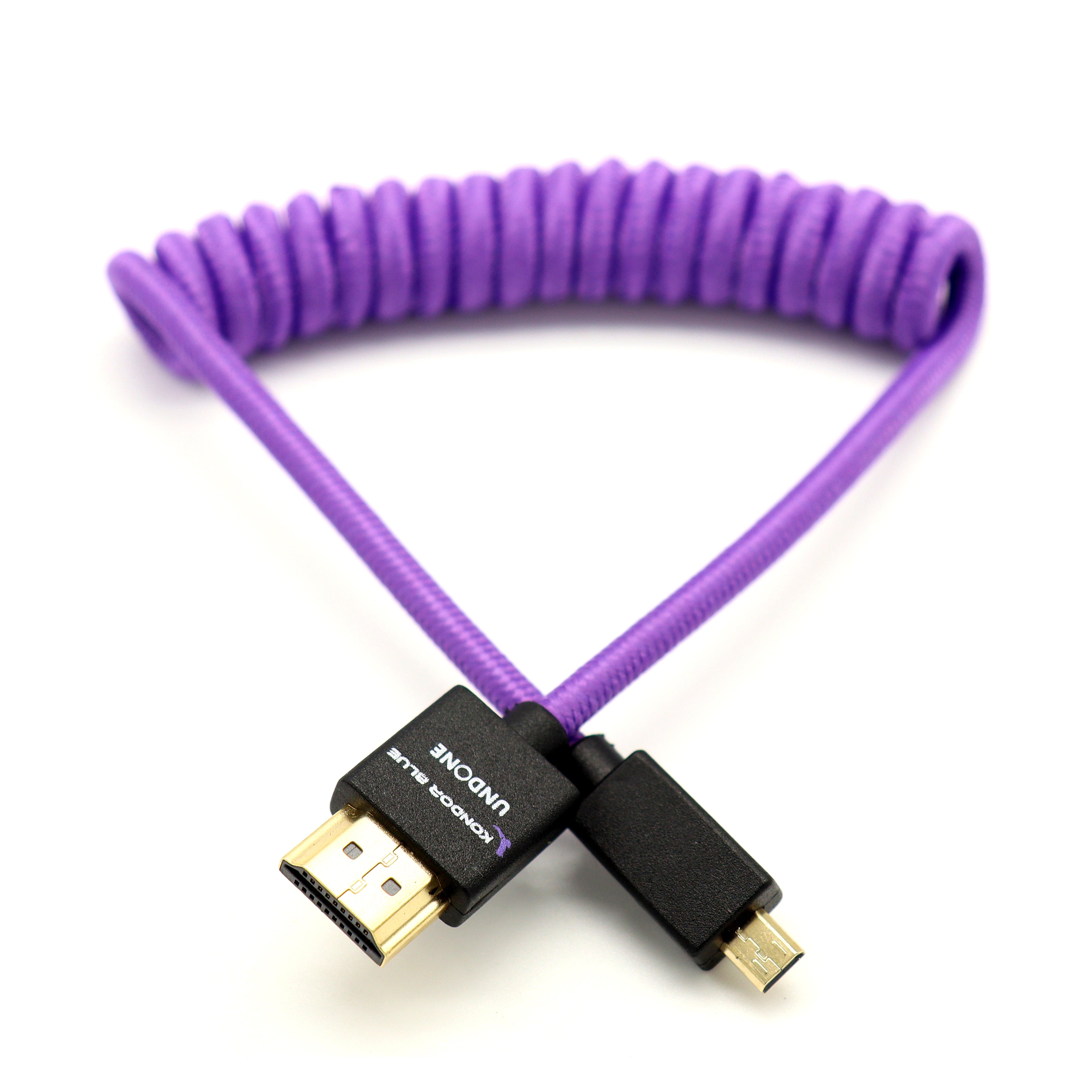 diep Bedenk Inspecteren Gerald Undone Micro HDMI to HDMI Coiled Cable - Purple – Kondor Blue