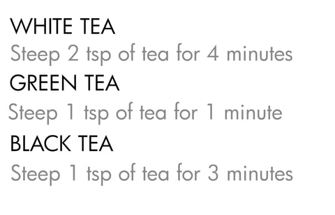 Steep Times for Tea 