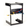 Black Box 15U Wallmount Rack M5 Square Holes 150lb. Capacity