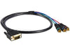 Startech.Com 3 Ft Hd15 To Component Rca Breakout Cable Adapter