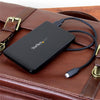 StarTech.com USB 3.0 Encrypted SATA III Hard Drive Enclosure External 2.5-Inch HDD/SSD with Password Protection (S2510BU33PW)
