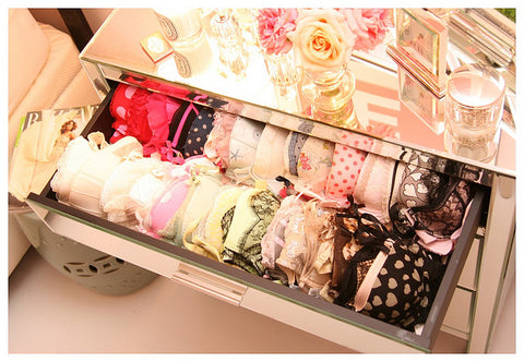 lingerie drawer organisation sets colours grouping