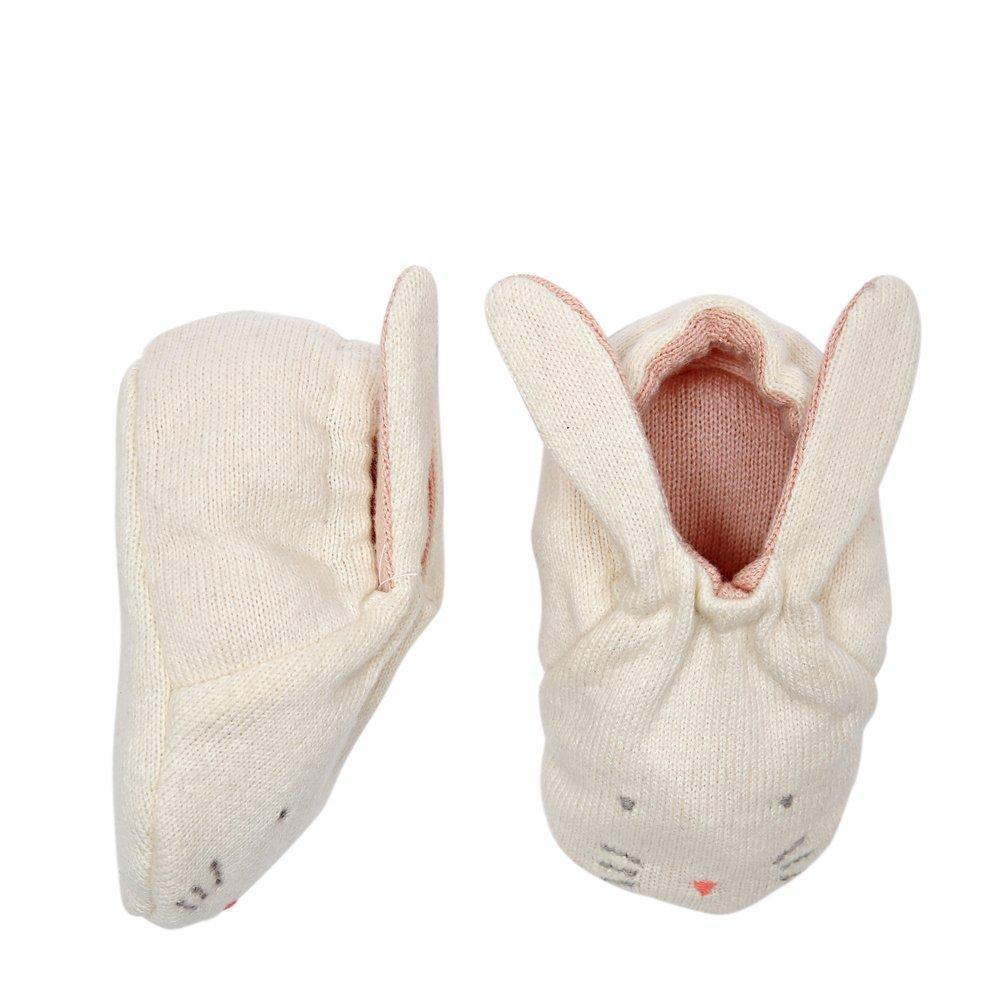 bunny baby booties