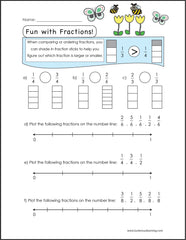 Free math worksheets with number lines for students with learning disabilities