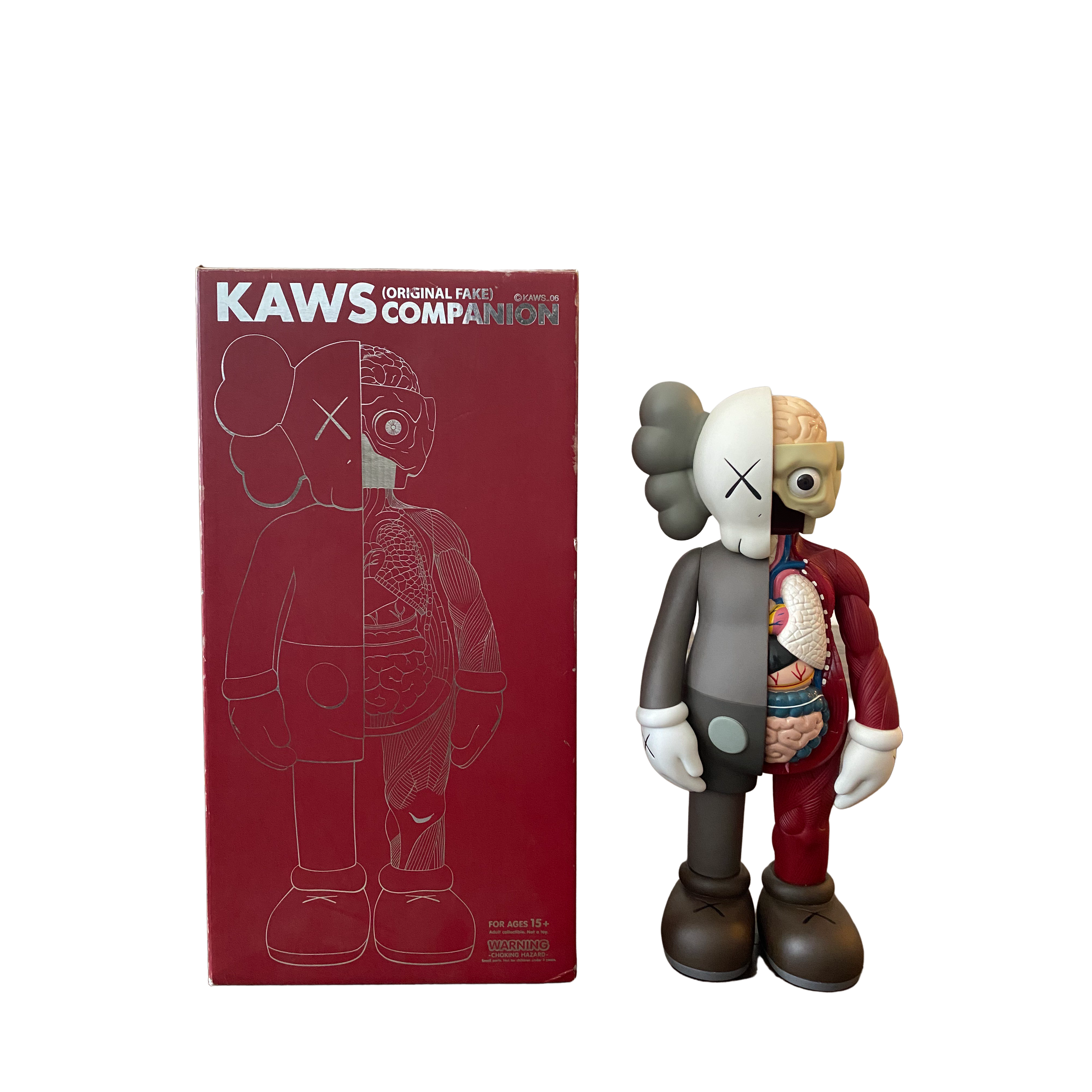 KAWS Dissected Companion Vinyl Figure Brown | archives