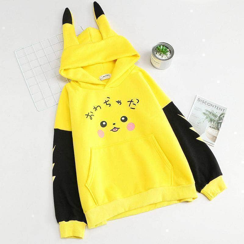 Pokemon Pikachu Hoodie Fleece Sweatshirt – Kpop Online