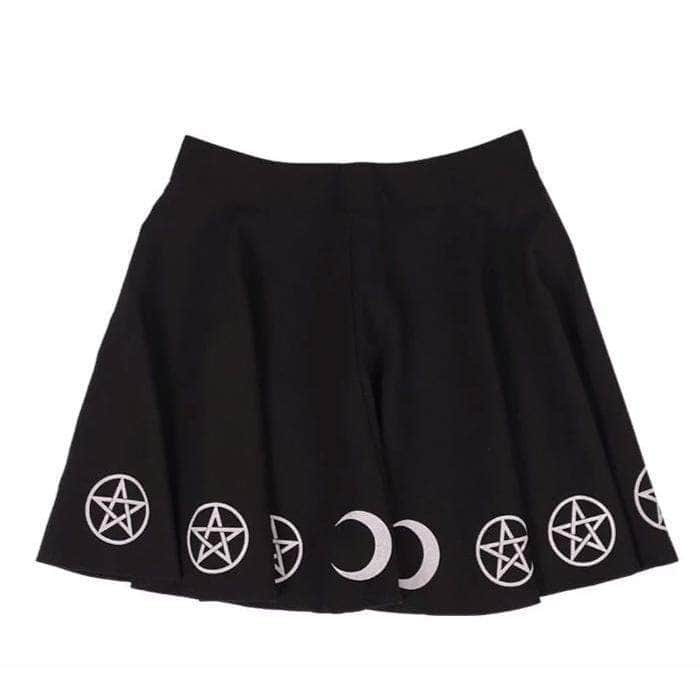 black skirt kawaii outfit