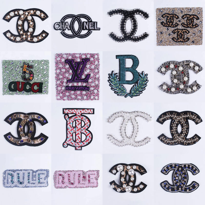 burberry iron on patches