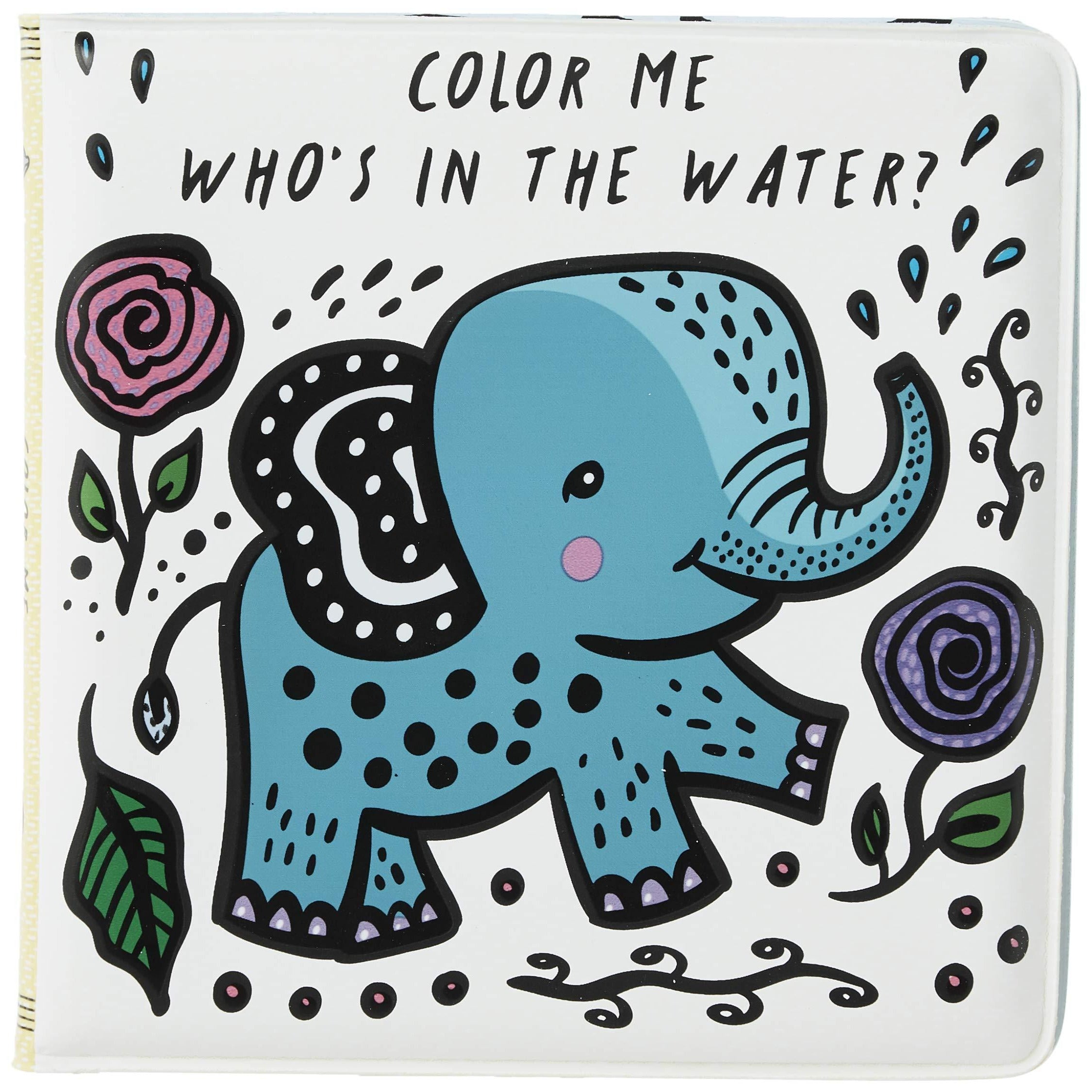 Color Me Who's in the Water Bath Book Pacifier Kids Boutique