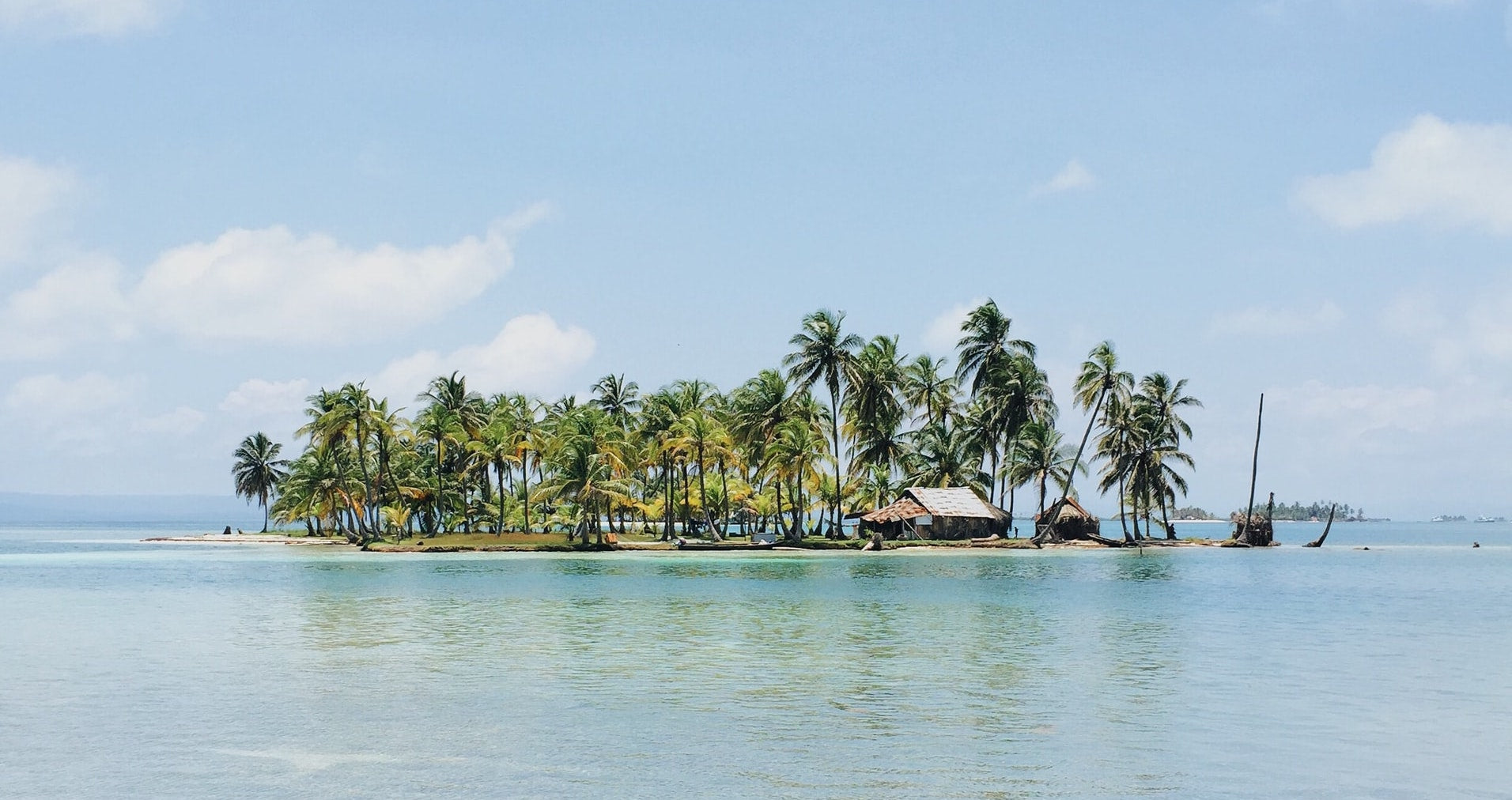 San Blas Insel an der Karibikküste von Panama