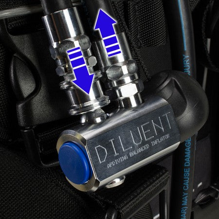AP Emergency Buoyancy Manual Inflator (for pre 2007 BCDs)| AP Diving | Silent Diving | Scuba Rebreather