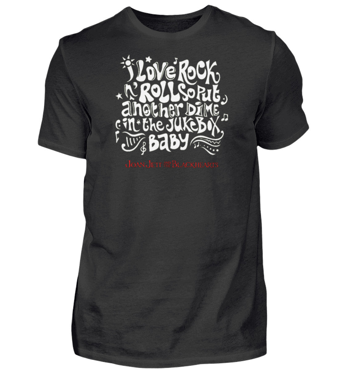 Joan Jett and The Blackhearts Rock Music T-Shirt Funny Cotton Tee Gift Men 