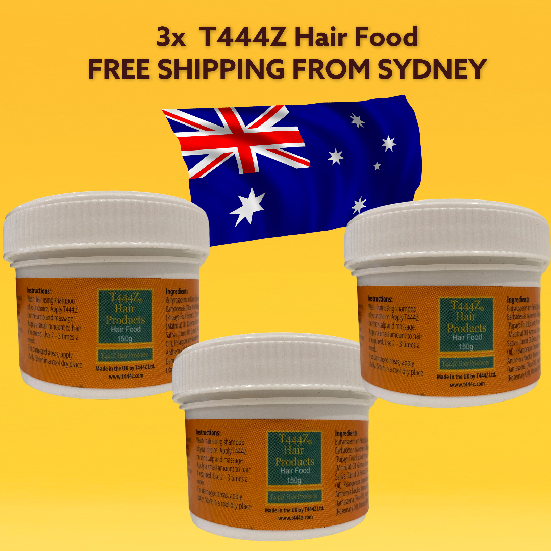 Buy T444z Australia- T444z Hair food -150g x 3 jars. Online- FREE SHIPPING  AUSTRALIA WIDE | My Natural Beauty
