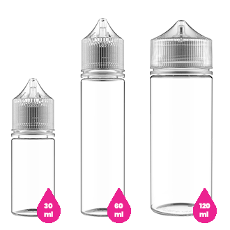 Gorilla Unicorn Clear Bottles with Quantity