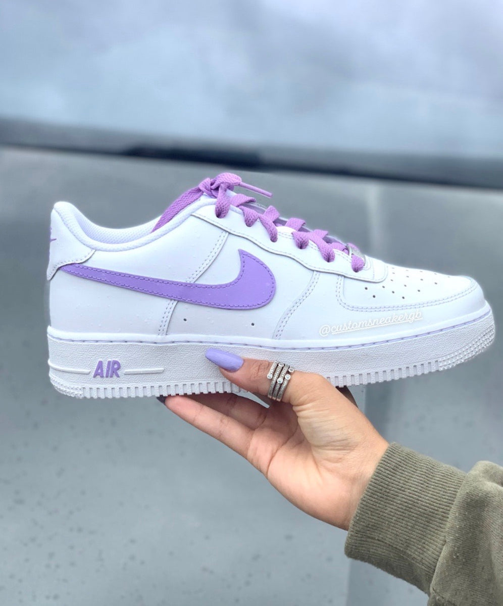 air force 1 white and lilac