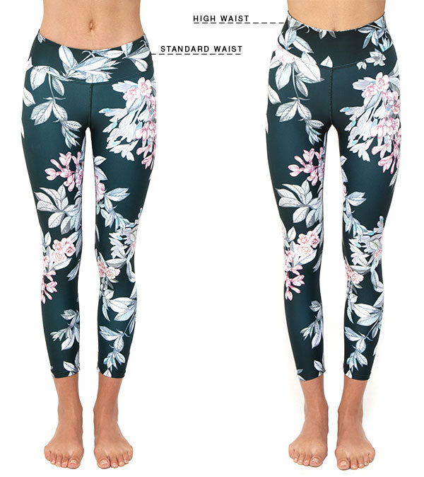 Standard and High Waist Legging Fit Guide