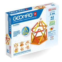Geomag Green Recycled 100% Plastic Classic 42 Pieces | KidzInc Australia | Online Educational Toys
