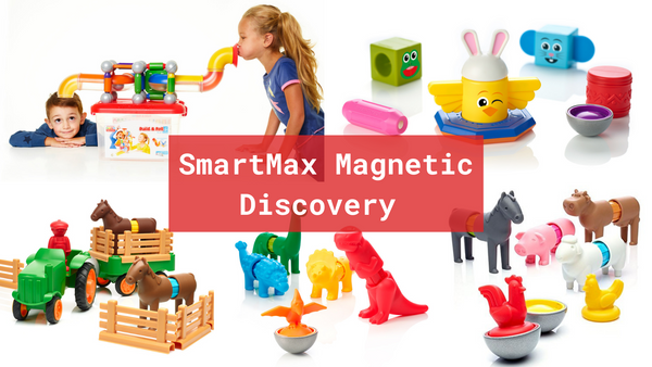 SmartMax Magnetic Discovery My First Animal Friends Building 9 PC Set NEW
