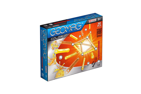 GeoMag Colour 30 Pieces | KidzInc Australia