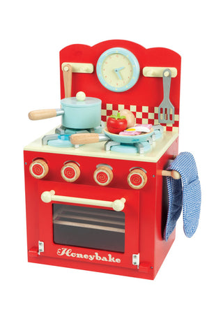 Le Toy Van Red Oven and Hob Play Kitchen Set | KidzInc